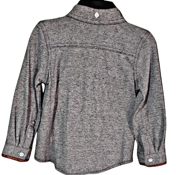 🤑Boys Genuine Kids by Oshkosh Long Sleeve Button Down Collared Cotton 3T Shirt - Picture 2 of 3
